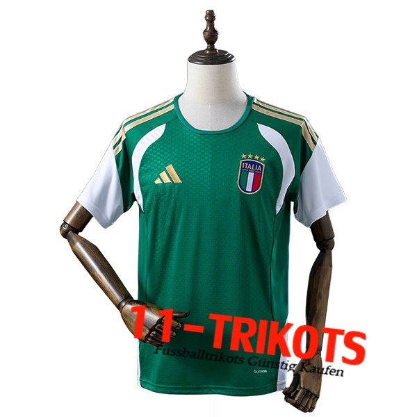 Italië Training T-Shirt Groente/Wit/Geel 2025/2026