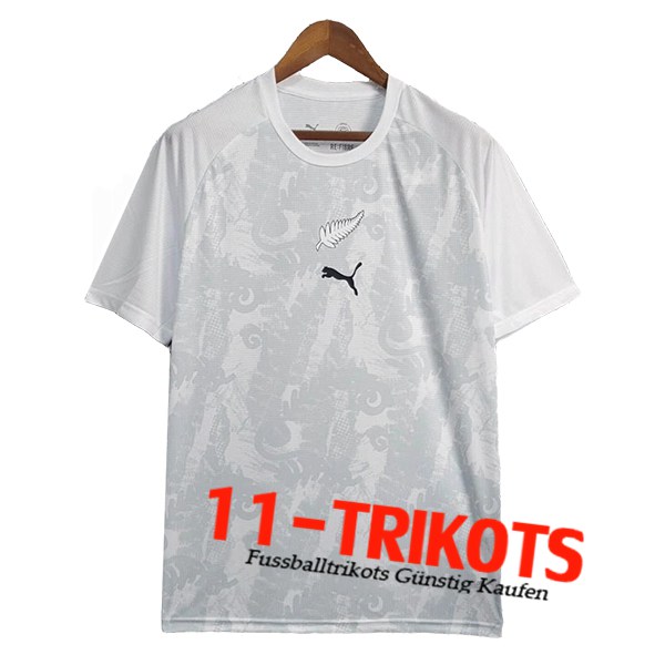 New Zealand Training T-Shirt Lichtgrijs 2025/2026 New Zealand Training T-Shirt Lichtgrijs 2025/2026