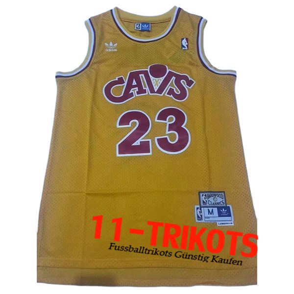 Cleveland Cavaliers NBA shirts (JAMES #23) 2025/26 Geel/Rood