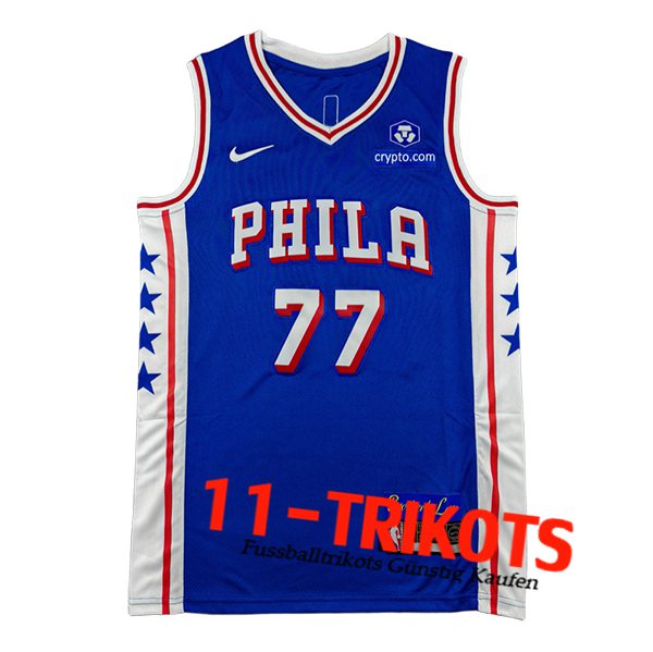 Philadelphia 76ers NBA shirts (EDGECOMBE #77) 2025/26 Blauw/Wit/Rood Philadelphia 76ers NBA shirts (EDGECOMBE #77) 2025/26 Blauw/Wit/Rood