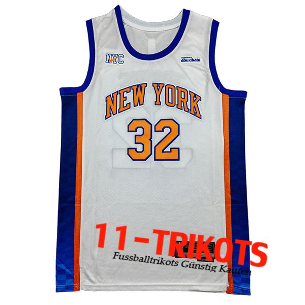 New York Knicks NBA shirts (TOWNS #32) 2025/26 Wit/Blauw/Oranje New York Knicks NBA shirts (TOWNS #32) 2025/26 Wit/Blauw/Oranje