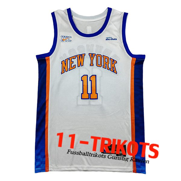 New York Knicks NBA shirts (BruinSON #11) 2025/26 Wit/Blauw/Oranje New York Knicks NBA shirts (BruinSON #11) 2025/26 Wit/Blauw/Oranje