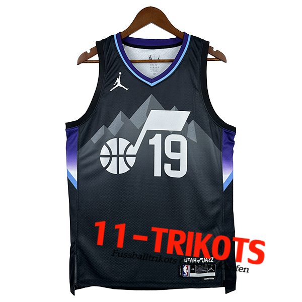 Utah Jazz NBA shirts (BAILEY #19) 2025/26 Zwart/Grijs/Purper