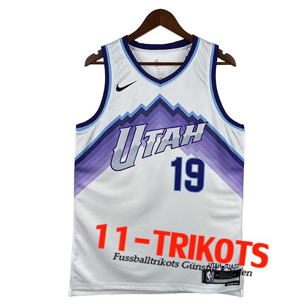 Utah Jazz NBA shirts (GARLAND #19) 2025/26 Wit/Purper
