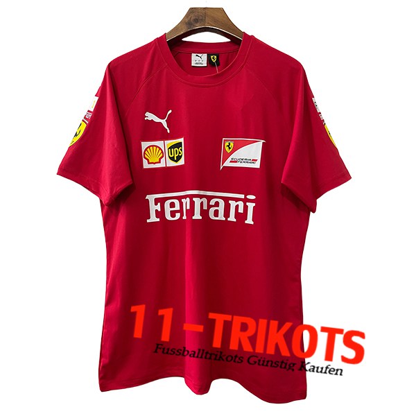 T-Shirt Scuderia Ferrari Team Rood 2025 -02