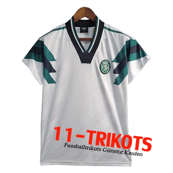 Sporting CP Voetbalshirts Retro Wit 1990