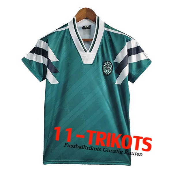 Sporting CP Voetbalshirts Retro Groente 1990