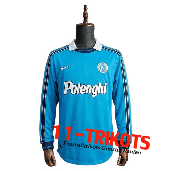 SSC Napoli Retro Thuisshirt Lange Mouwens 1998/1999