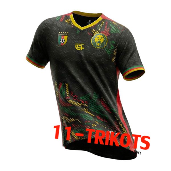 Neues Kamerun Afcon Fussball Trikots Special Edition Schwarz 2025 Neues Kamerun Afcon Fussball Trikots Special Edition Schwarz 2025