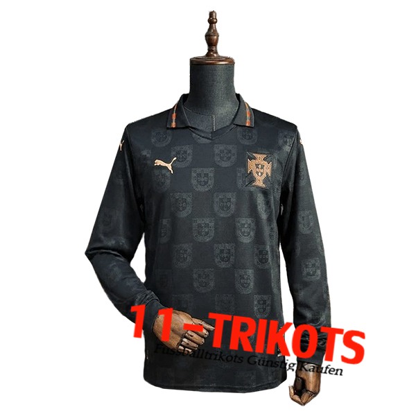 Portugal Fussball Trikots Langarms Special Edition Schwarz 2026/2027 Portugal Fussball Trikots Langarms Special Edition Schwarz 2026/2027