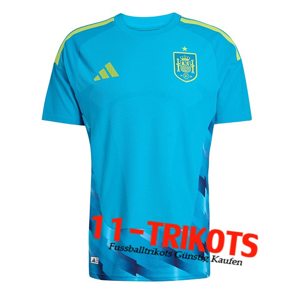 Spanien Fussball Trikots Torhuter Blau 2026/2027