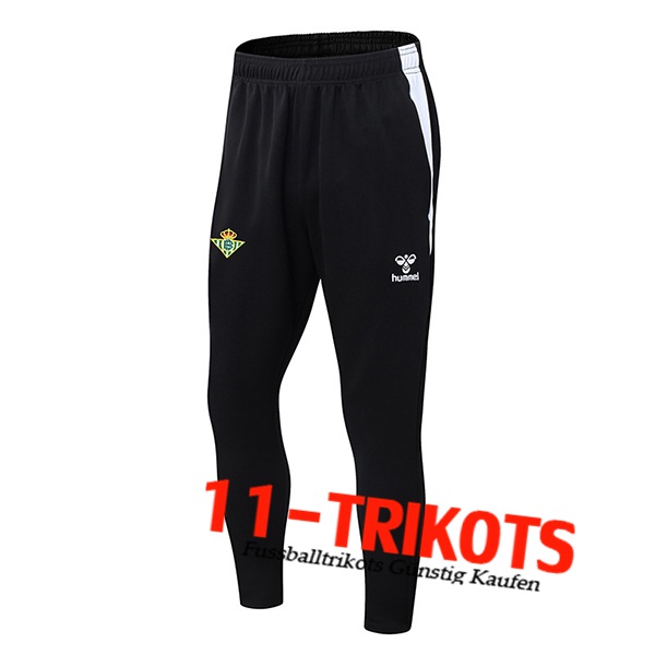 Real Betis Trainingsbroek Zwart/Wit 2025/2026 -02