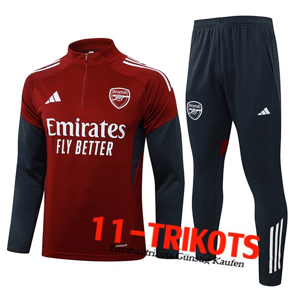 Arsenal Trainingspak Rood/Grijs 2025/2026 -02 Arsenal Trainingspak Rood/Grijs 2025/2026 -02