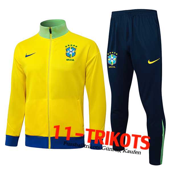 Brazilië Trainingspak jack Geel/Ver/Blauw 2025/2026