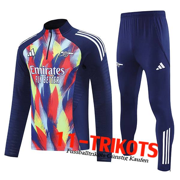 Arsenal Trainingspak Blauw/Rood/Geel 2025/2026 Arsenal Trainingspak Blauw/Rood/Geel 2025/2026