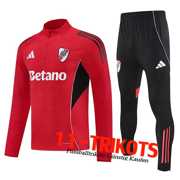 River Plate Trainingspak Rood/Zwart 2025/2026 River Plate Trainingspak Rood/Zwart 2025/2026