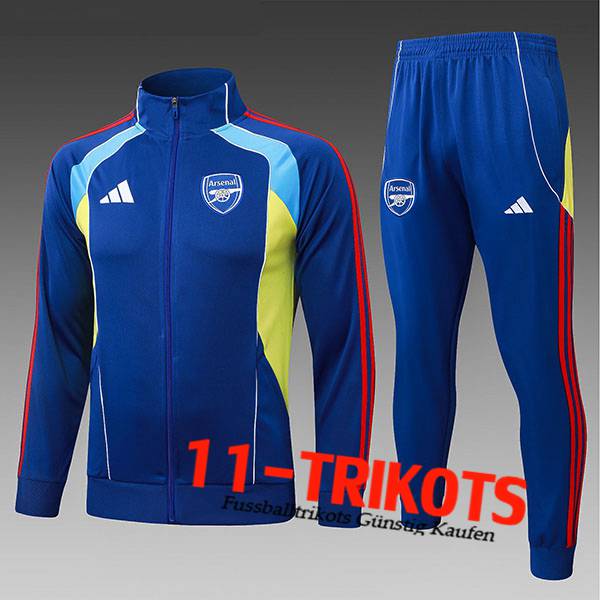Arsenal Trainingspak jack Kinderen Blauw/Geel/Rood 2025/2026 Arsenal Trainingspak jack Kinderen Blauw/Geel/Rood 2025/2026