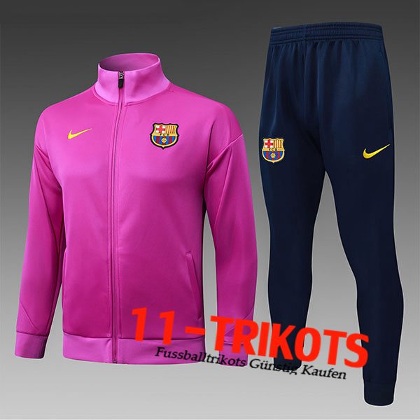 FC Barcelona Trainingspak jack Kinderen Purper 2025/2026 FC Barcelona Trainingspak jack Kinderen Purper 2025/2026