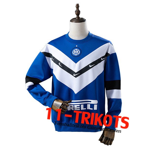 Inter Milan Trainings Sweatshirt Blauw/Wit/Zwart 2025/2026 Inter Milan Trainings Sweatshirt Blauw/Wit/Zwart 2025/2026