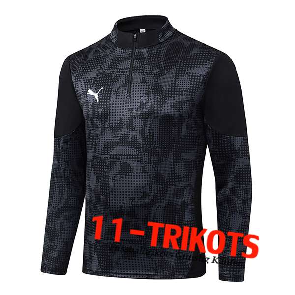 PUMA Trainings Sweatshirt Zwart/Grijs 2025/2026 PUMA Trainings Sweatshirt Zwart/Grijs 2025/2026