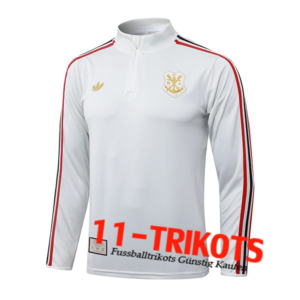 Flamenco Trainings Sweatshirt Lichtgrijs 2025/2026