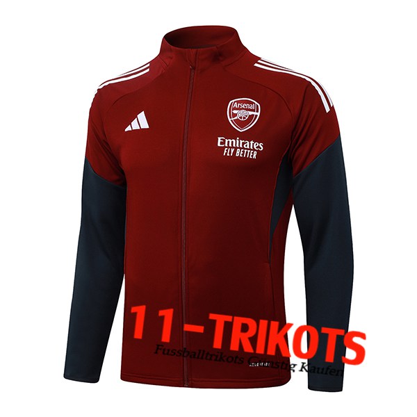 Arsenal Trainingsjack Rood/Grijs 2025/2026 Arsenal Trainingsjack Rood/Grijs 2025/2026