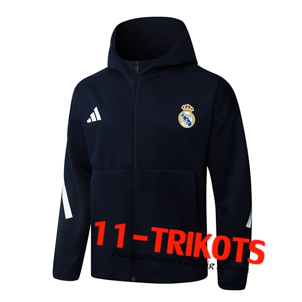 Real Madrid Trainingsjacke Met Capuchon koningsblauw 2025/2026 Real Madrid Trainingsjacke Met Capuchon koningsblauw 2025/2026