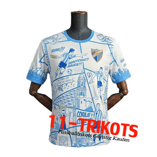 Malaga Voetbalshirts Special Edition Lichtblauw 2025/2026