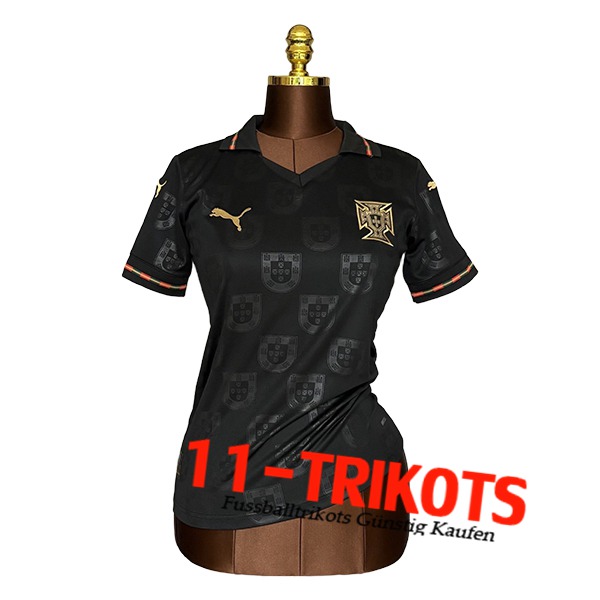 Portugal Voetbalshirts Vrouwen Special Edition Zwart 2025/2026