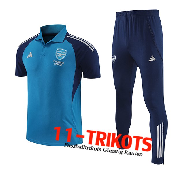 Arsenal Poloshirt Blau 2025/2026 -02