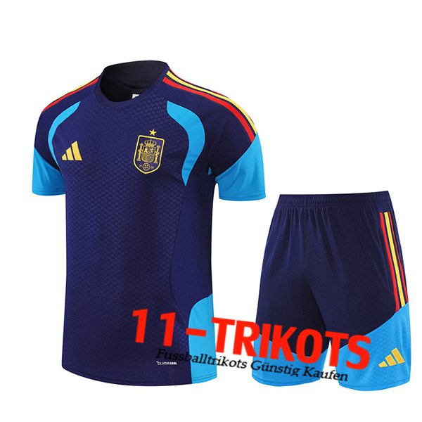 Spanien Training T-Shirt Königsblau 2025/2026 Spanien Training T-Shirt Königsblau 2025/2026