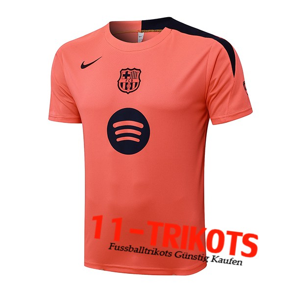 FC Barcelona Training T-Shirt Orange/Schwarz 2025/2026