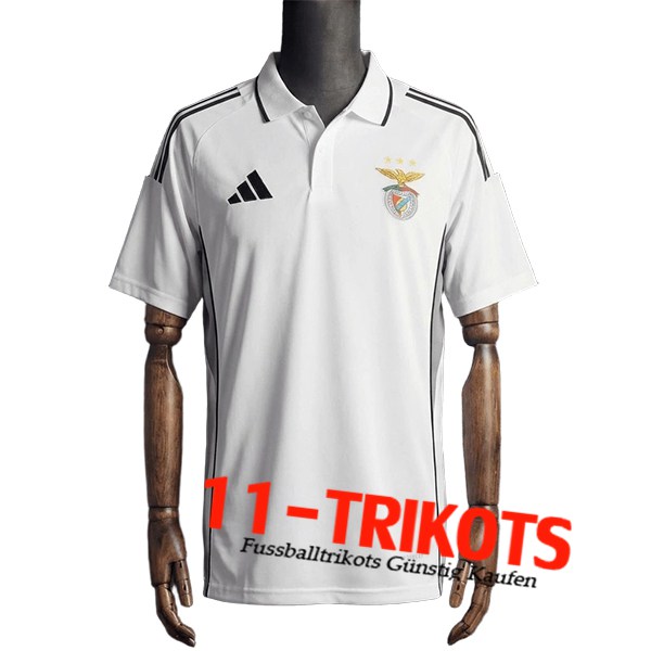 S.L.Benfica Training T-Shirt Weiß/Schwarz 2025/2026