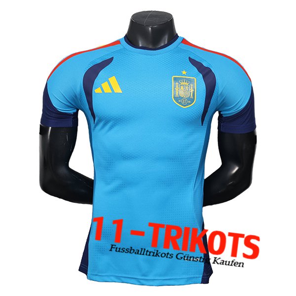 Spanien Training T-Shirt Blau 2025/2026 Spanien Training T-Shirt Blau 2025/2026