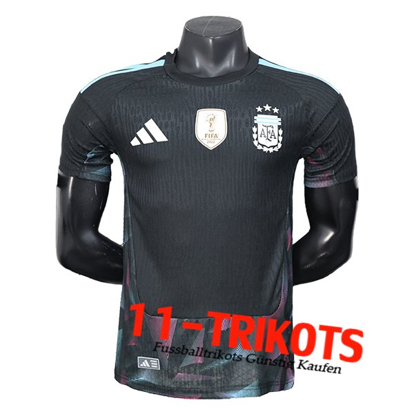 Argentinien Training T-Shirt Schwarz/Blau 2025/2026
