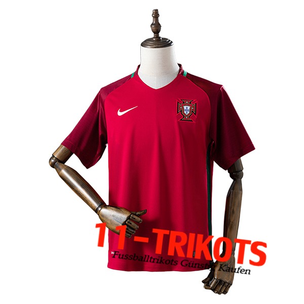 Portugal Retro Heimtrikot 2018