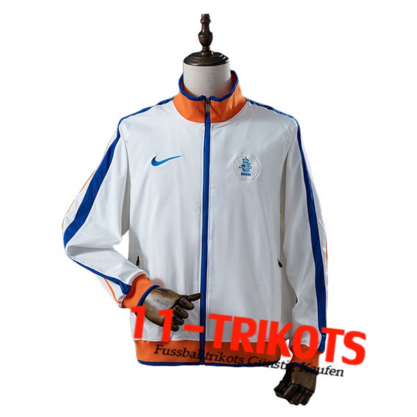 Niederlande Windjacke Weiß/Blau/Orange 2025/2026