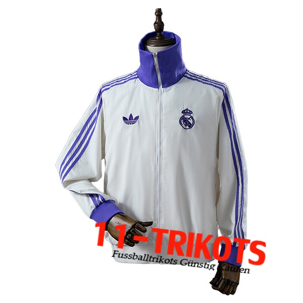 Real Madrid Windjacke Weiß/lila 2025/2026