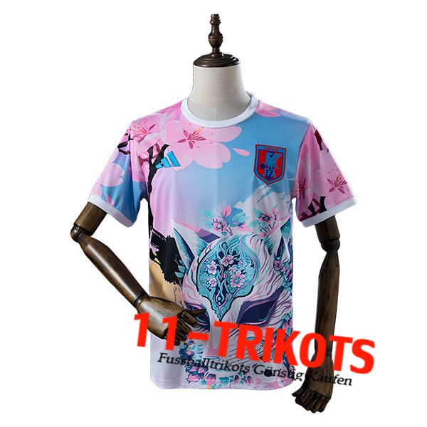 Japan Fussball Trikots Special Edition Rosa/Blau 2026/2027 Japan Fussball Trikots Special Edition Rosa/Blau 2026/2027
