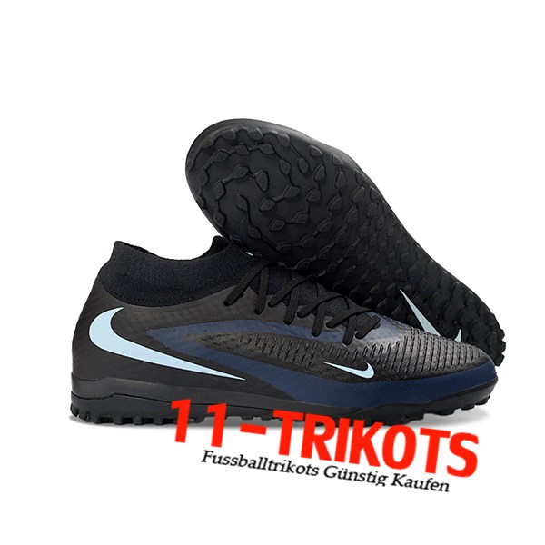 Nike Fussballschuhe Phantom GX III Elite TF Schwarz/Blau -02 Nike Fussballschuhe Phantom GX III Elite TF Schwarz/Blau -02