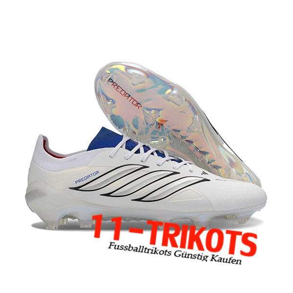 Adidas Fussballschuhe 26 Predator Elite Tongue FG Weiß