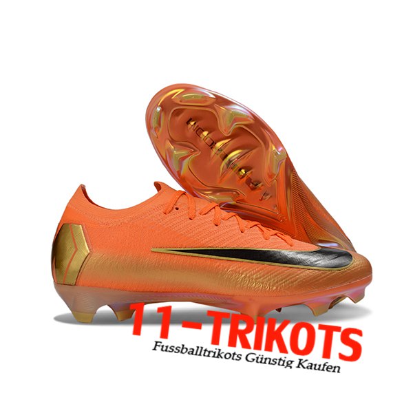Nike Fussballschuhe AIR Zoom Mercurial Vapor 16 Elite XXV FG Orange/Schwarz -03