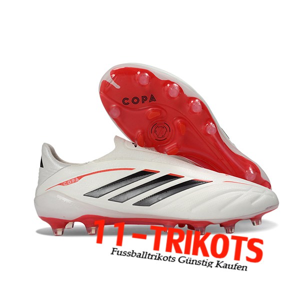 Copa Fussballschuhe PURE IV ELITE FG Weiß/Schwarz/Rot -02