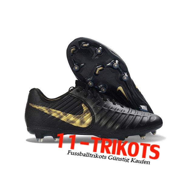 Nike Fussballschuhe Tiempo Legend VII Elite LUXE FG Schwarz/Gelb Nike Fussballschuhe Tiempo Legend VII Elite LUXE FG Schwarz/Gelb