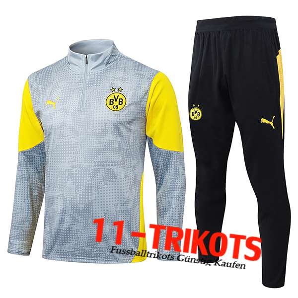 Dortmund BVB Trainingsanzug Grau/Gelb 2025/2026