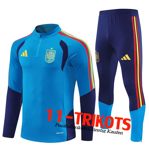 Spanien Trainingsanzug Blau 2025/2026