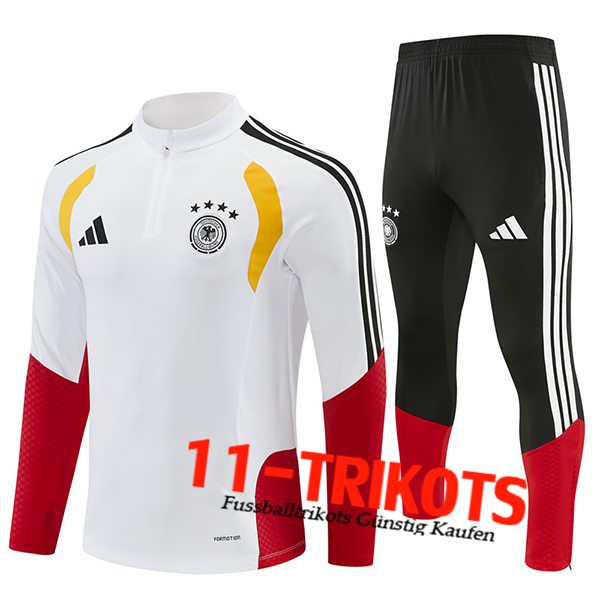 Deutschland Trainingsanzug Weiß/Rot 2025/2026