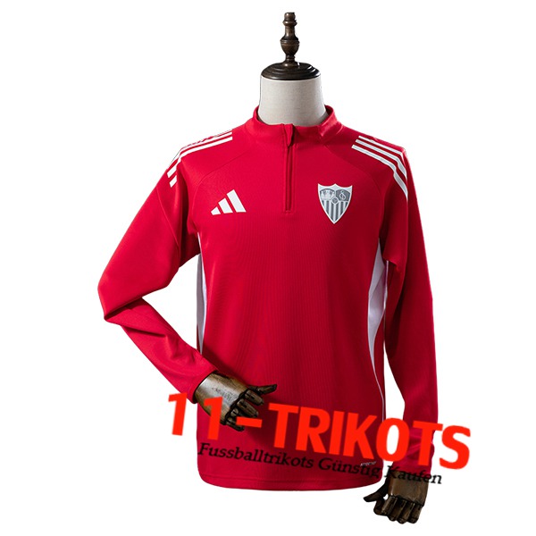 Seville Training Sweatshirt Rot/Weiß 2025/2026