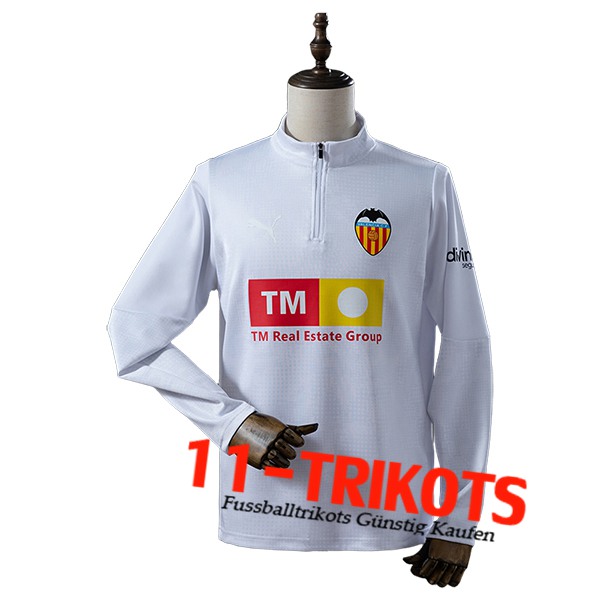 Valencia CF Training Sweatshirt Weiß 2025/2026