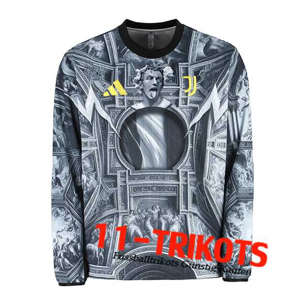 Juventus Fussball Trikots Langarms Special Edition Grau 2025/2026 Juventus Fussball Trikots Langarms Special Edition Grau 2025/2026